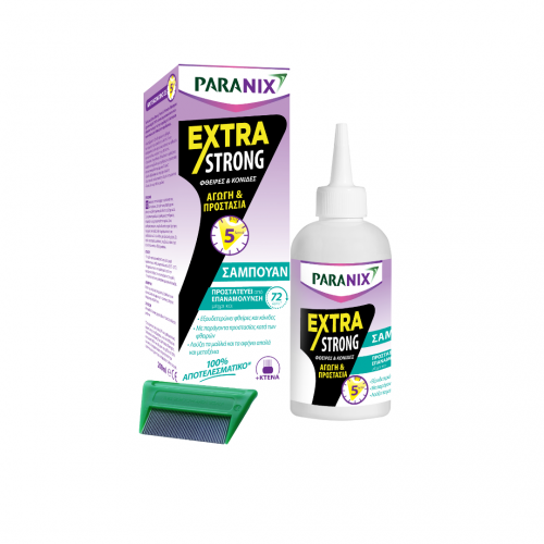 Paranix Extra Strong Shampoo Αγωγή κατά των Φθειρών, 200ml